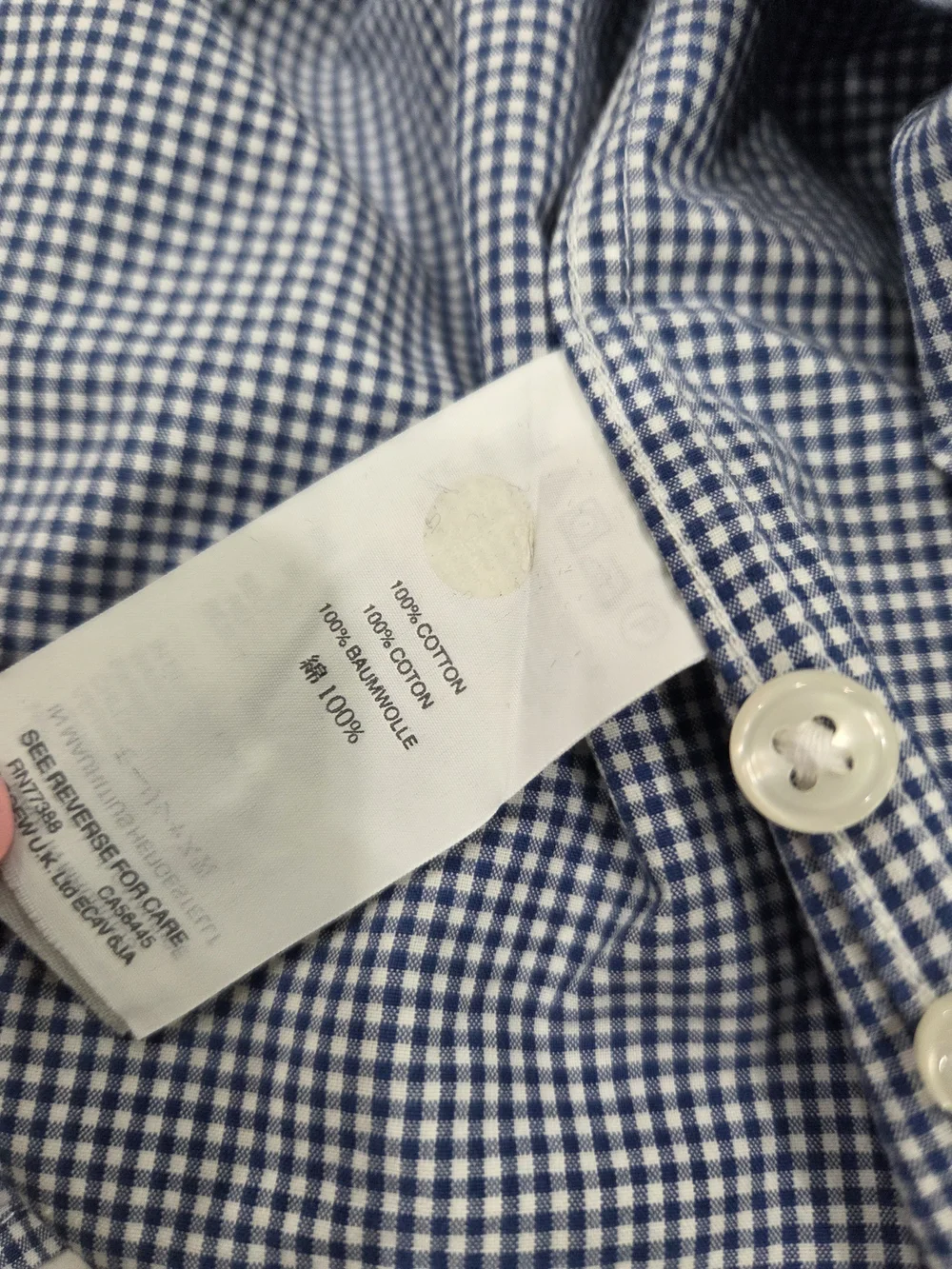 J. Crew classic gingham